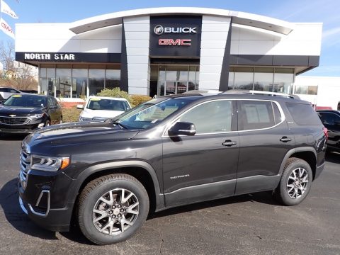 Carbon Black Metallic GMC Acadia SLE AWD.  Click to enlarge.