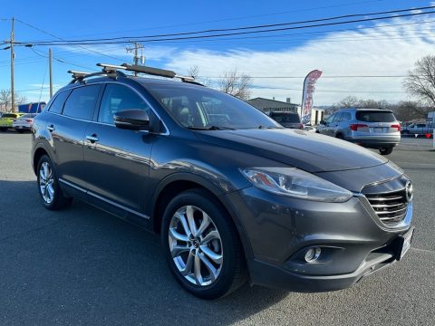 Meteor Gray Mica Mazda CX-9 Grand Touring AWD.  Click to enlarge.
