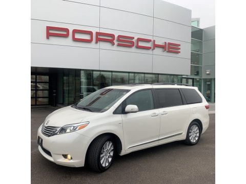 Blizzard Pearl Toyota Sienna Limited Premium AWD.  Click to enlarge.