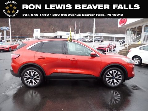 Sedona Orange Metallic Ford Escape SEL 4WD.  Click to enlarge.