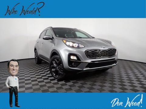 Steel Gray Kia Sportage S AWD.  Click to enlarge.