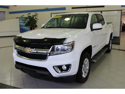 Summit White Chevrolet Colorado LT Crew Cab 4x4.  Click to enlarge.