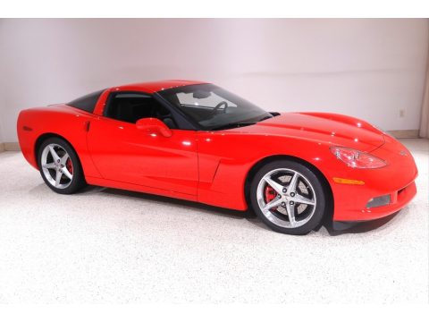 Torch Red Chevrolet Corvette Coupe.  Click to enlarge.
