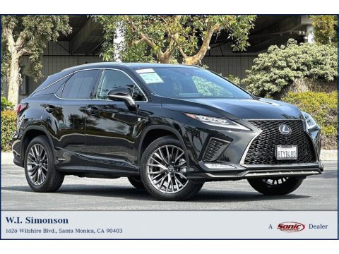 Obsidian Lexus RX 450h F Sport AWD.  Click to enlarge.