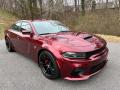 Front 3/4 View of 2022 Dodge Charger SRT Hellcat Widebody #5