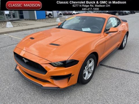 Twister Orange Ford Mustang EcoBoost Fastback.  Click to enlarge.