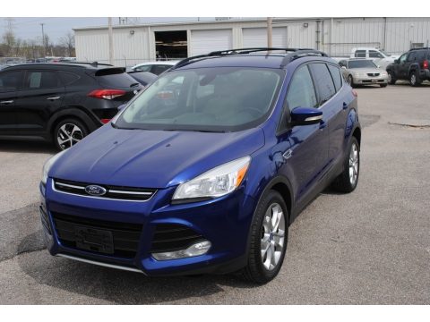 Deep Impact Blue Metallic Ford Escape SEL 1.6L EcoBoost.  Click to enlarge.