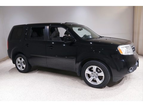 Crystal Black Pearl Honda Pilot EX-L 4WD.  Click to enlarge.