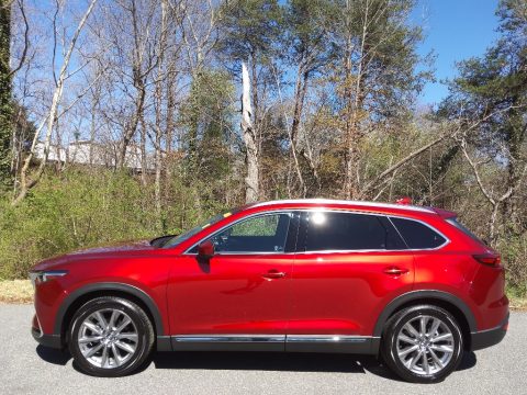 Soul Red Crystal Metallic Mazda CX-9 Grand Touring AWD.  Click to enlarge.