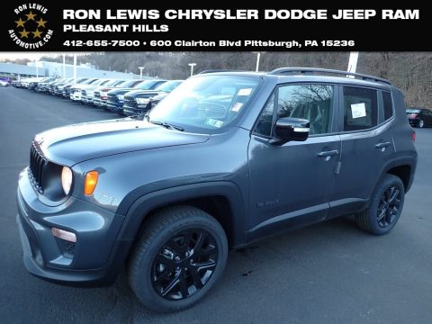 Graphite Gray Jeep Renegade Altitude 4x4.  Click to enlarge.