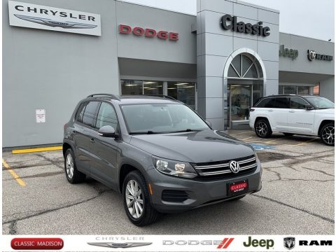 Pepper Gray Metallic Volkswagen Tiguan Limited 2.0T 4Motion.  Click to enlarge.
