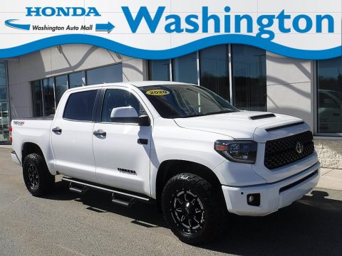 Super White Toyota Tundra TRD Sport CrewMax 4x4.  Click to enlarge.