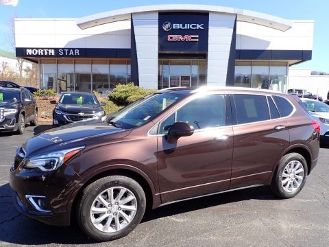 Espresso Metallic Buick Envision Essence AWD.  Click to enlarge.