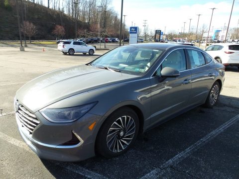 Hampton Gray Hyundai Sonata Limited Hybrid.  Click to enlarge.