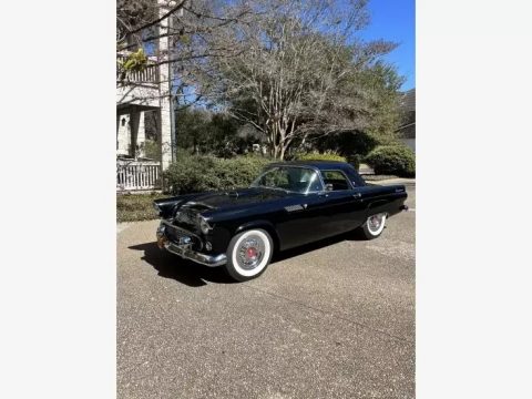Raven Black Ford Thunderbird Convertible.  Click to enlarge.