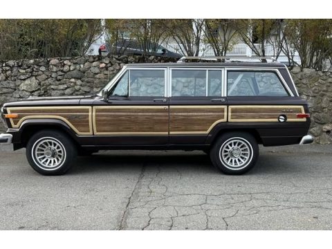 Black Cherry Pearl Jeep Grand Wagoneer 4x4.  Click to enlarge.