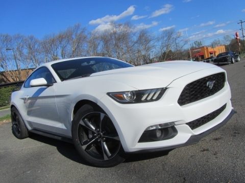 Oxford White Ford Mustang EcoBoost Coupe.  Click to enlarge.
