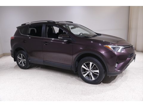 Black Current Metallic Toyota RAV4 XLE AWD.  Click to enlarge.