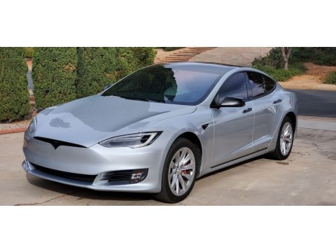 Silver Metallic Tesla Model S 100D.  Click to enlarge.
