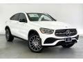 Front 3/4 View of 2023 Mercedes-Benz GLC 300 4Matic Coupe #12