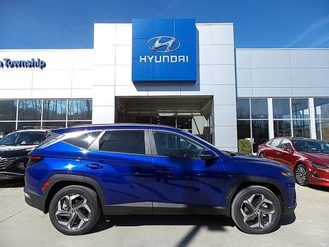 Intense Blue Hyundai Tucson SEL AWD.  Click to enlarge.