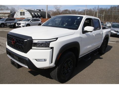 Glacier White Nissan Frontier Pro-4X Crew Cab 4x4. Click to enlarge. Glacier White Nissan Frontier Pro-4X Crew Cab 4x4. Click to enlarge.