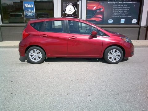 Cayenne Red Nissan Versa Note SV.  Click to enlarge.
