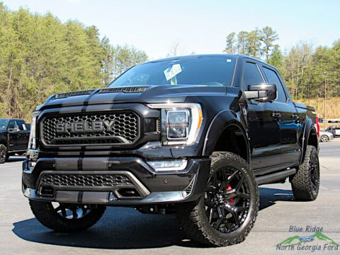 Agate Black Metallic Ford F150 Shelby SuperCrew 4x4.  Click to enlarge.