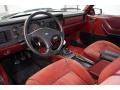  1986 Ford Mustang Red Interior #5
