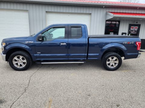 Blue Jeans Metallic Ford F150 XLT SuperCab 4x4.  Click to enlarge.