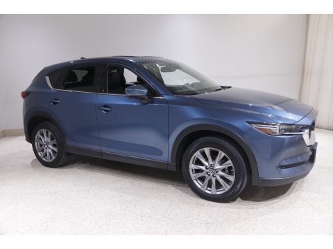 Eternal Blue Mica Mazda CX-5 Grand Touring AWD.  Click to enlarge.