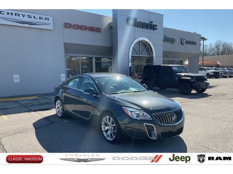Graphite Gray Metallic Buick Regal GS AWD.  Click to enlarge.