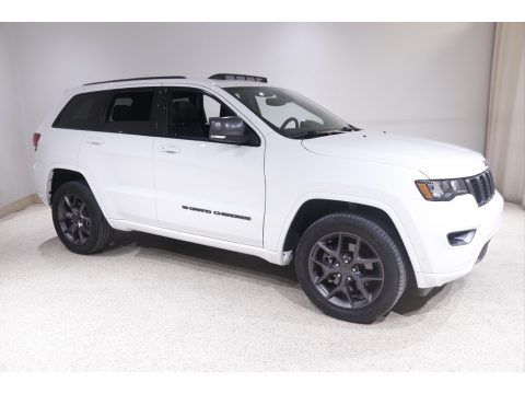 Bright White Jeep Grand Cherokee Limited 4x4.  Click to enlarge.