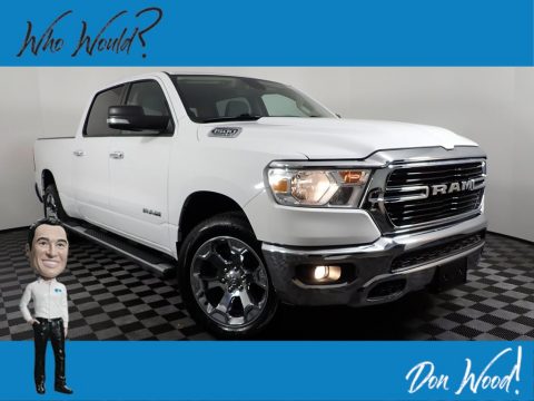 Bright White Ram 1500 Big Horn Crew Cab 4x4.  Click to enlarge.