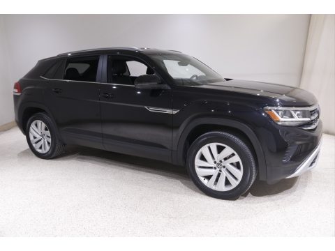 Deep Black Pearl Volkswagen Atlas Cross Sport SE Technology 4Motion.  Click to enlarge.