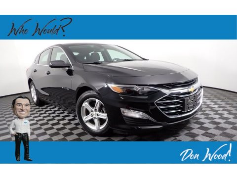 Mosaic Black Metallic Chevrolet Malibu LS.  Click to enlarge.