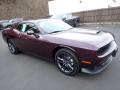 Front 3/4 View of 2022 Dodge Challenger GT AWD Blacktop #8