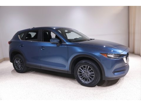 Eternal Blue Mica Mazda CX-5 Sport AWD.  Click to enlarge.