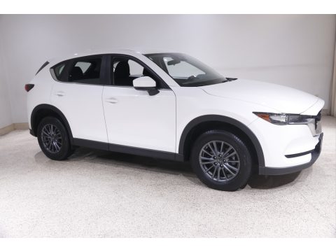 Snowflake White Pearl Mazda CX-5 Sport.  Click to enlarge.