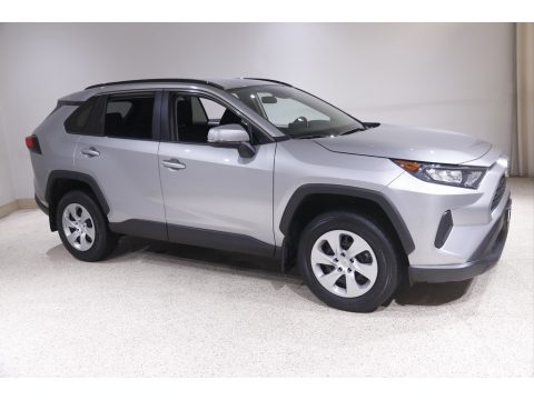 Silver Sky Metallic Toyota RAV4 LE.  Click to enlarge.