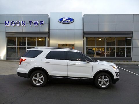 Oxford White Ford Explorer XLT 4WD.  Click to enlarge.