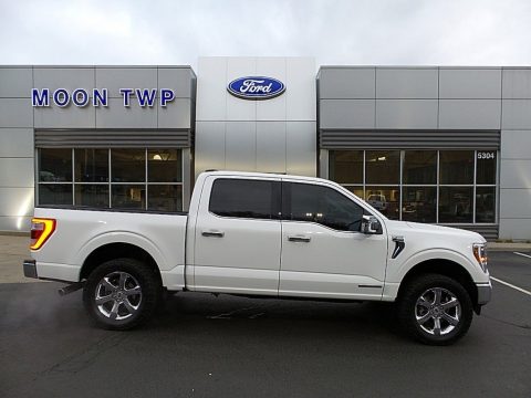 Star White Ford F150 Lariat SuperCrew 4x4.  Click to enlarge.