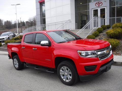 Red Hot Chevrolet Colorado LT Crew Cab 4x4.  Click to enlarge.