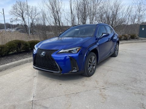 Ultrasonic Blue Mica 2.0 Lexus UX 250h F Sport AWD.  Click to enlarge.