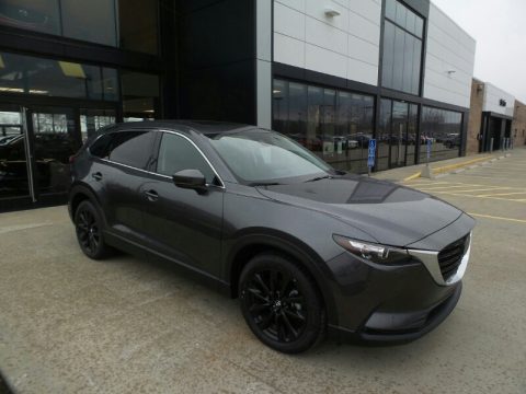 Machine Gray Metallic Mazda CX-9 Touring Plus AWD.  Click to enlarge.