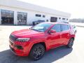 Front 3/4 View of 2023 Jeep Compass Limited (Red) Edition 4x4 #9