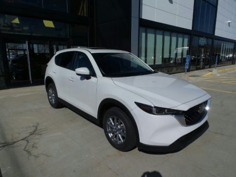 Rhodium White Metallic Mazda CX-5 S Preferred AWD.  Click to enlarge.