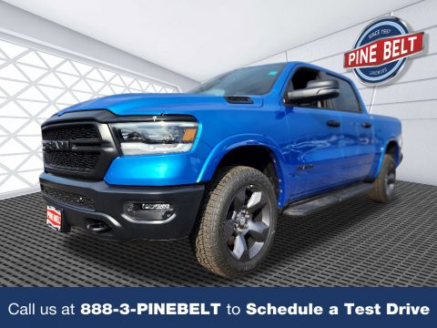 Hydro Blue Pearl Ram 1500 Big Horn Night Edition Crew Cab 4x4.  Click to enlarge.