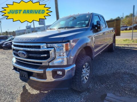 Carbonized Gray Ford F250 Super Duty Lariat Crew Cab 4x4.  Click to enlarge.