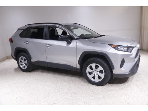 Silver Sky Metallic Toyota RAV4 LE.  Click to enlarge.